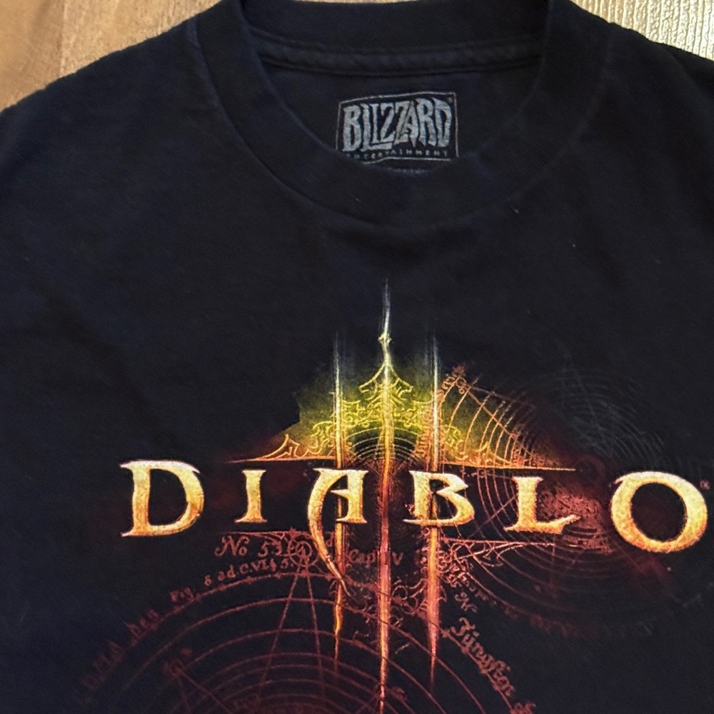 Diablo III Black Graphic Tee by Blizzard - Picture 2 of 4